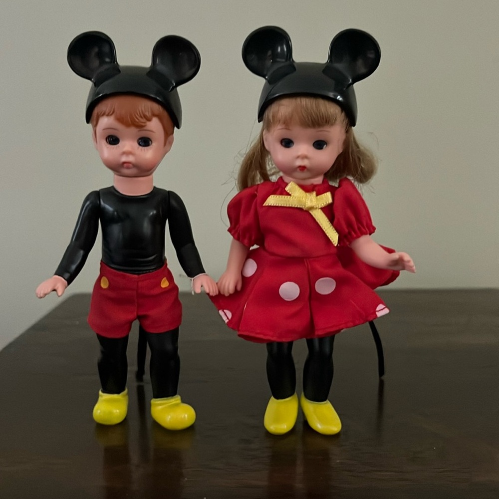 Madame Alexander Mickey and Minnie Disney children McDonald’s